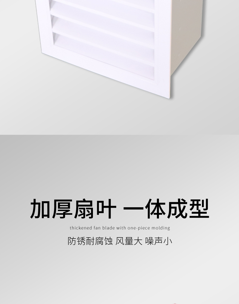 方形壁式軸流風機